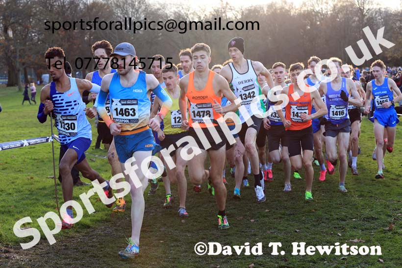 Senior Men and Under-23s, 2023 British Athletics Cross Challenge, Sefton Park, Liverpool. Photo: David T. Hewitson/Sports for All Pics